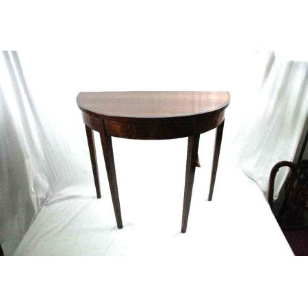 Edwardian Demi Lune Table, ca. 1890-1910