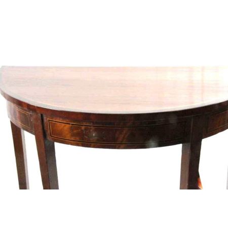 Edwardian Demi Lune Table, ca. 1890-1910