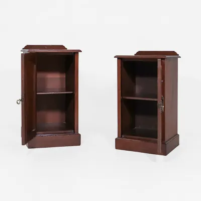 Pair of Victorian Bedside Table