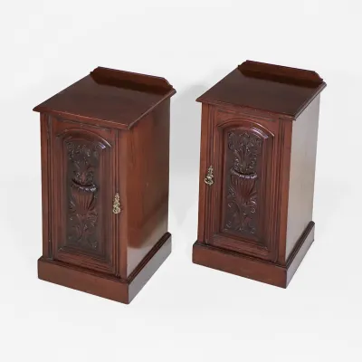 Pair of Victorian Bedside Table
