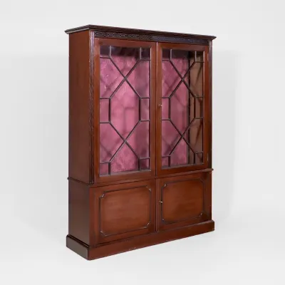 19th Century English Mahogany Regency Display Cabinet