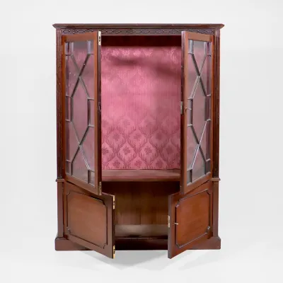 19th Century English Mahogany Regency Display Cabinet