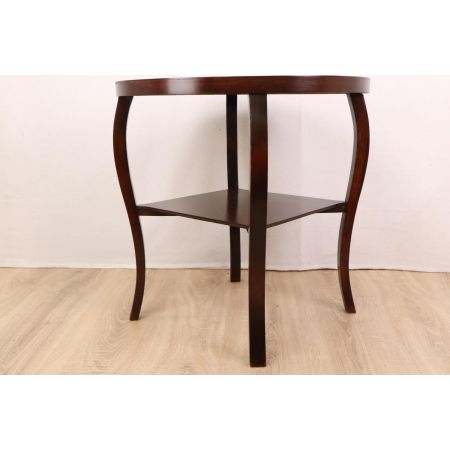 Mahagoni Lampentisch der 1930er Jahre mit außergewöhnlicher Form