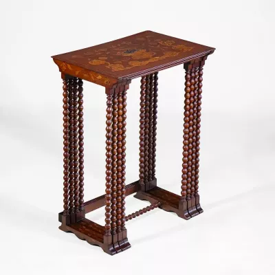 Late Georgian Inlay Nest of Tables