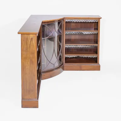 Edwardian Corner Bookcase