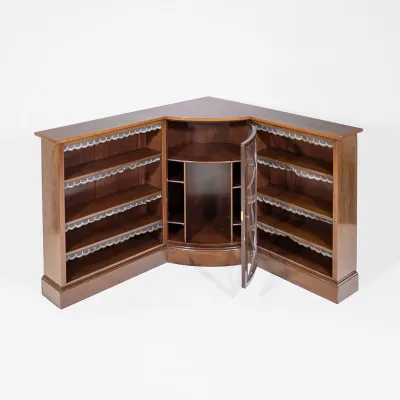 Edwardian Corner Bookcase