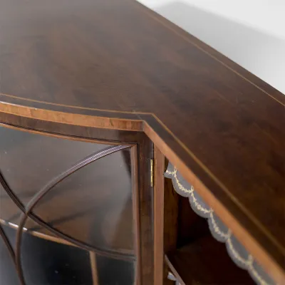 Edwardian Corner Bookcase