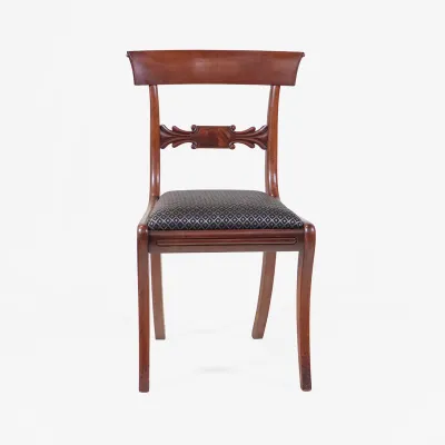 Regency Stühle – Elegante Mahagoni Stuhlgruppe im klassischen Regency Möbelstil