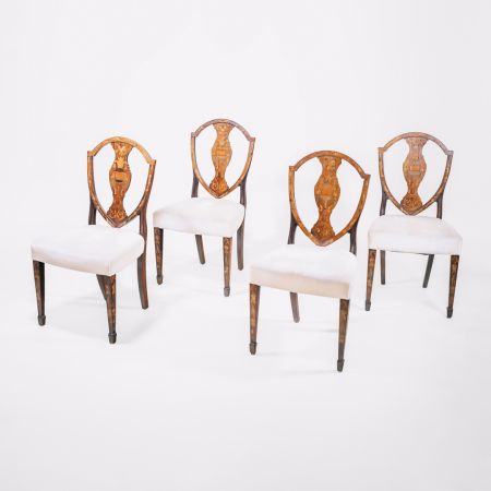 Shield Back Dining Chair Set