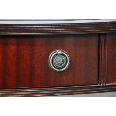 Massiver Drumtable Sofatisch im georgianischen Stil