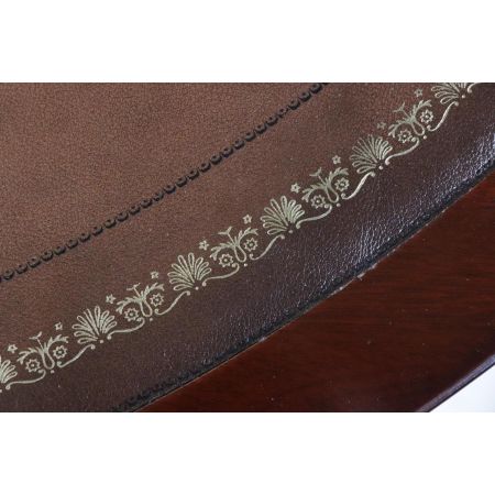 Massiver Drumtable Sofatisch im georgianischen Stil