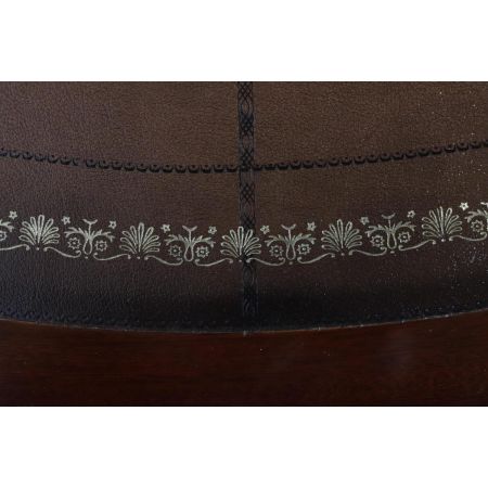 Massiver Drumtable Sofatisch im georgianischen Stil