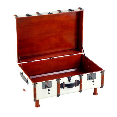 Authentic Models Truhe - Stateroom Trunk, Off White, Sofatisch MF040OW