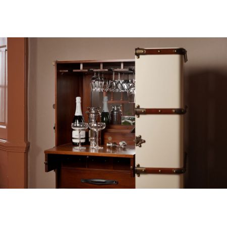 Authentic Models klappbare Bar - Stateroom Bar, Off White MF078OW