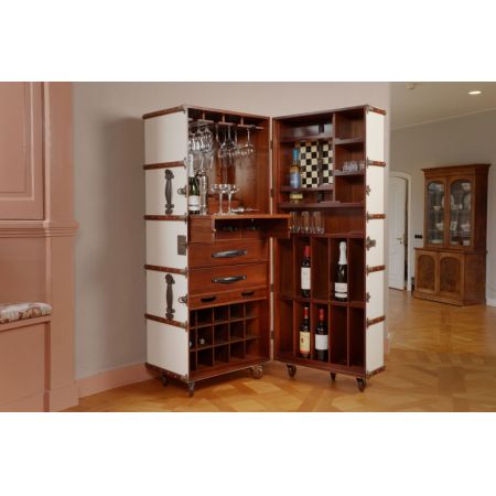 Authentic Models klappbare Bar - Stateroom Bar, Off White MF078OW