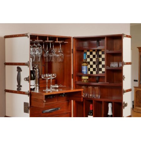 Authentic Models klappbare Bar - Stateroom Bar, Off White MF078OW