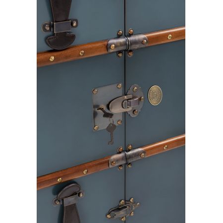 Authentic Models klappbare Bar - Stateroom Bar, Petrol MF078P