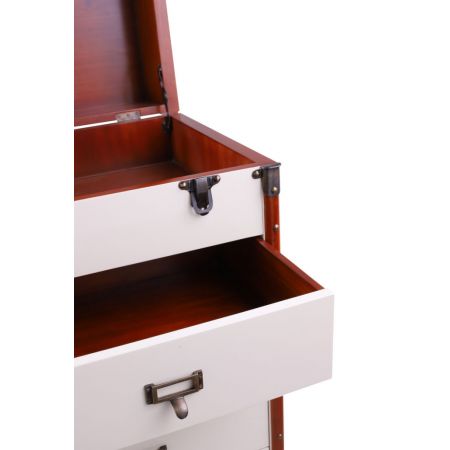 Authentic Models Kofferschrank groß, Stateroom Drawers Large Off White MF159OW