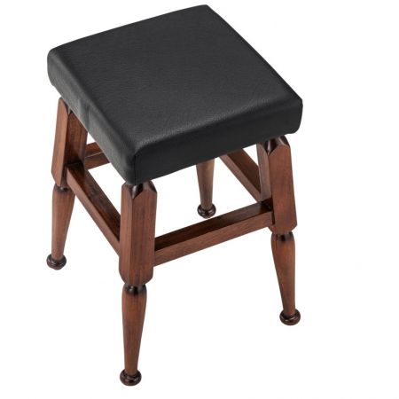 Authentic Models Mayan Low Barstool, Schwarz MF174