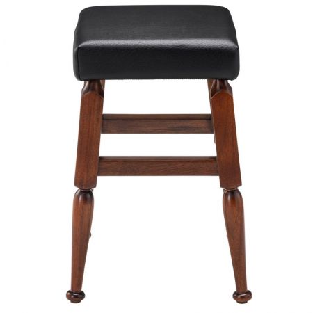 Authentic Models Mayan Low Barstool, Schwarz MF174