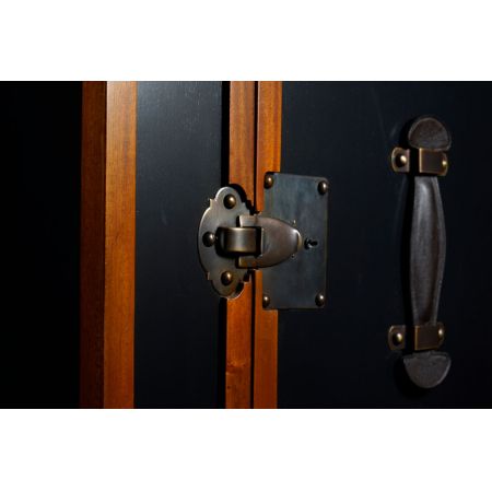 Authentic Models Explorer Desk Trunk Schwarz MF180