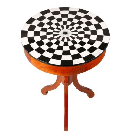 Authentic Models 3-PLAYER CHESS TABLE, kleiner Beistelltisch, Sofa Tisch MF183