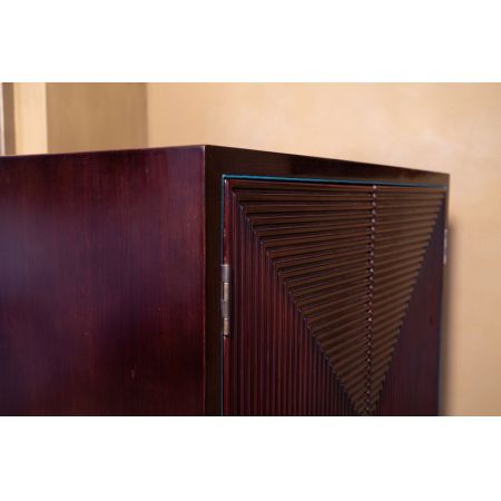 Authentic Models Art Deco Liquor Cabinet, Brown MF400