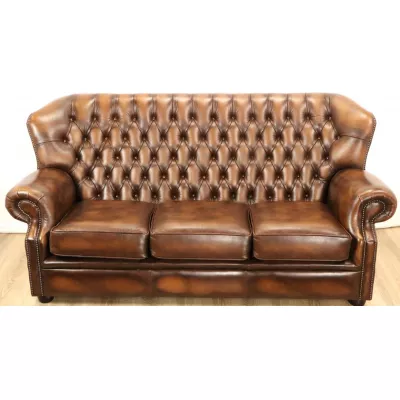 Chesterfield Sofa "Kelso Plain Arm" 3-Sitzer