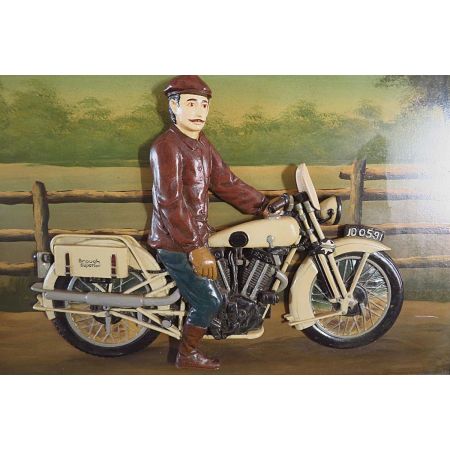 Vintage Pub Sign - Motorrad Motiv