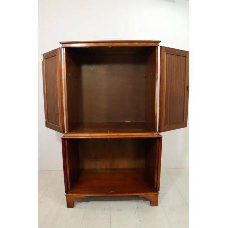 Multimedia-/ Fernsehschrank in Wurzelholz