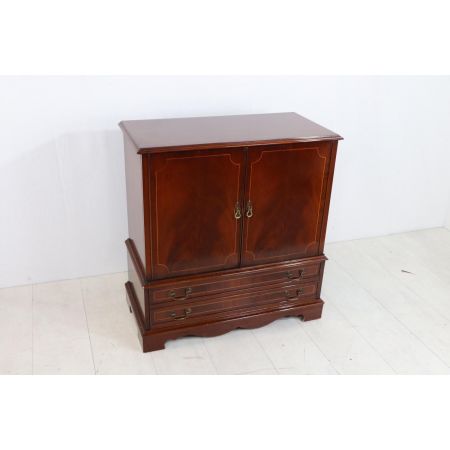 Multimedia - Schrank / Fernsehschrank in Mahagoni