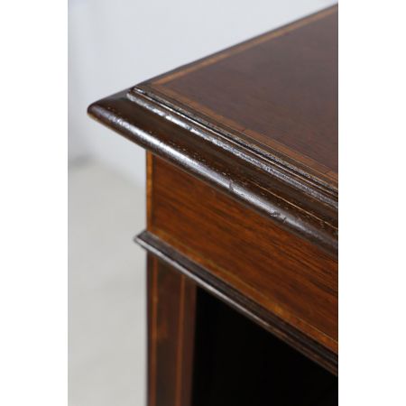 Quadratisches englisches Bücherregal / Open Bookcase, in Mahagoni - sofort lieferbar