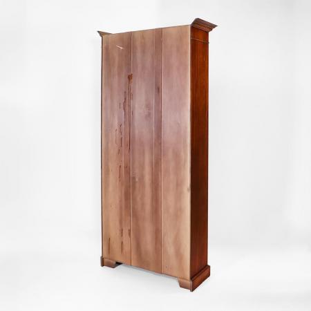 Open Bookcase aus Mahagoni mit feinen Intarsien