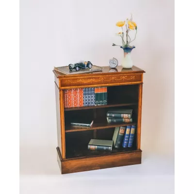 Open Bookcase, offenes kleines Bücherregal, Edwardian Style, Vintage