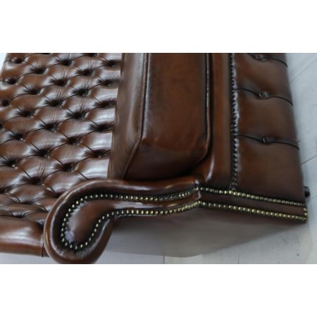 Original Vintage Chesterfield Wingsofa mit Rollen - sofort lieferbar