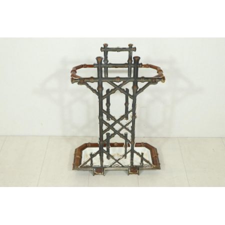 Originaler Vintage Schirmständer, emailliert, aus Frankreich