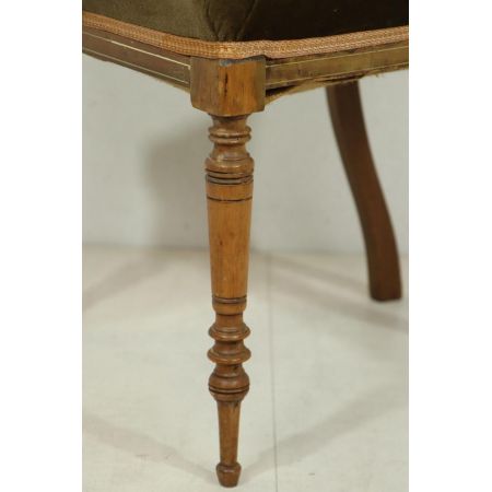 Paar antike Esszimmerstühle mit feinen Holzarbeiten, Mahagoni, ca. 1860