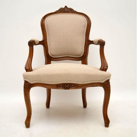 Paar Antike Französische Salon Sessel