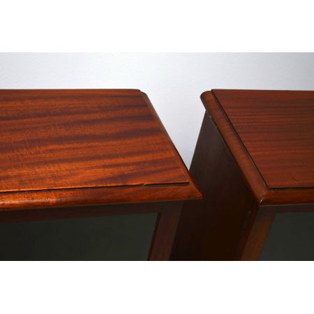 Paar Antiker Mahagoni Bücherregale Vitrine Showcase Bücherschrank