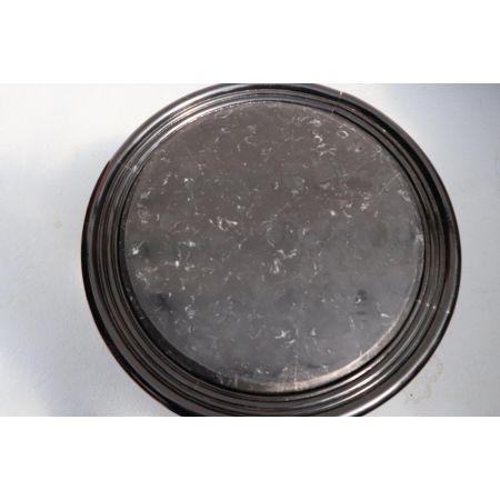 MORRIS Art déco Stil Pedestal Cabinet "Brix", in Wurzelholz - sofort lieferbar