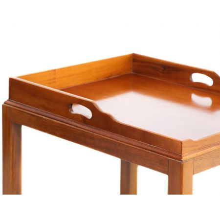 Praktischer  Teatable   Tabletttisch  / Butlers Tray in Eibe