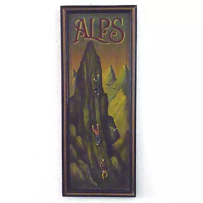Pub Sign Alps, Vintage Holz