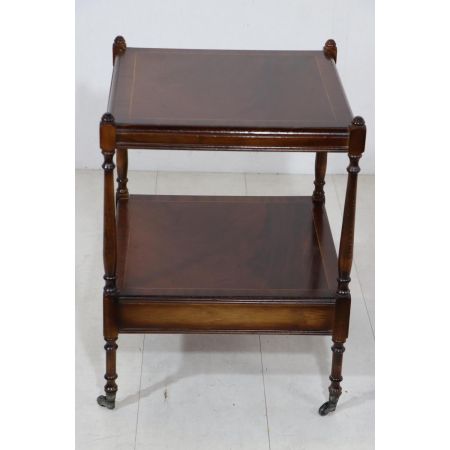Englischer Mahagoni Lamp Table mit feinen Intarsien