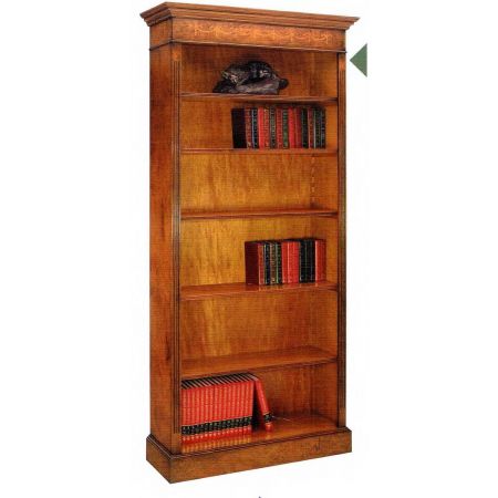 Bücherschrank: Tall Gothic Bookcase 5 Regalböden in Eibe