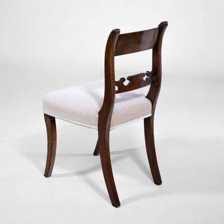Regency Esszimmerstühle aus Mahagoni, 2er Satz Dininge Chair, Stuhl, ein Paar antike englische Stühle