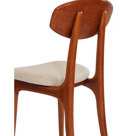 "Malmo" Stuhl Holz Stoff