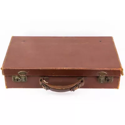 Schöner Hellbrauner Vintage Koffer, Praktischer Aktenkoffer