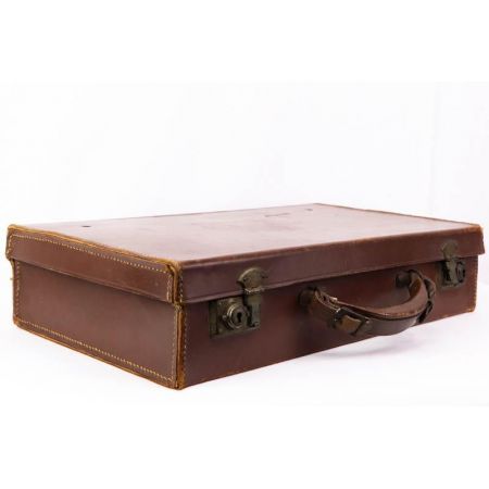 Schöner Hellbrauner Vintage Koffer, Praktischer Aktenkoffer