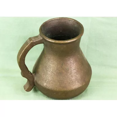 Schönes Antikes Bronze Gefäß, Bronze Dekoration kleine Vase, kleine Bronze Kanne