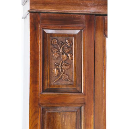 Kleiderschrank Wardrobe England Massivholz Mahagoni  Edwardian Antik